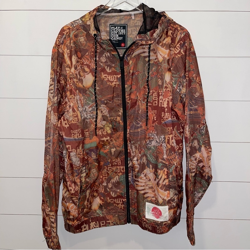 Play Cloths Y2K EST 1977 Our Gang Justice Graphic Jacket Mens Size XL